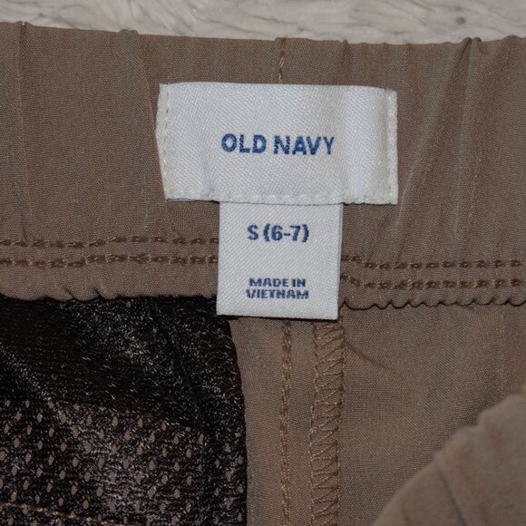 Boys Size Small 6-7 Old Navy Dry-Quick Built-In Flex Jogger Shorts, Khaki, NWT - Picture 5 of 5